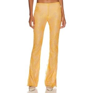 New LOBA Carmen Pants in Orange lace flare